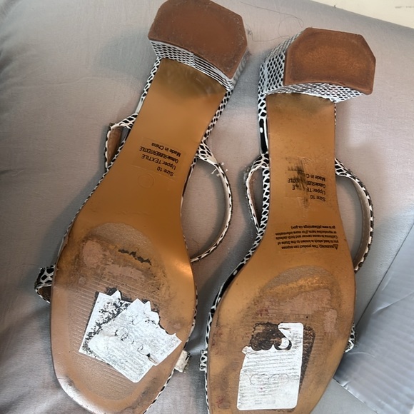 Olivia Miller heel sandals snake color - Picture 5 of 7